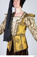  Photos Medieval Prince in cloth dress 1 Formal Medieval Clothing medieval Prince upper body yellow vest 0002.jpg